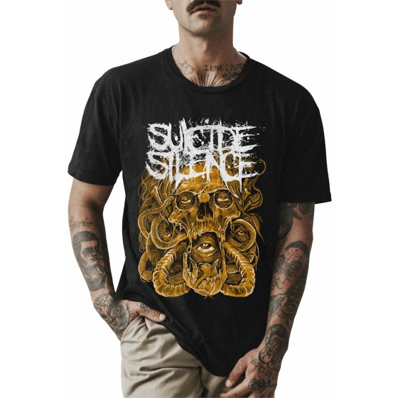 Rockwear Brasil - Camiseta Suicide Silence Rockwear Preta