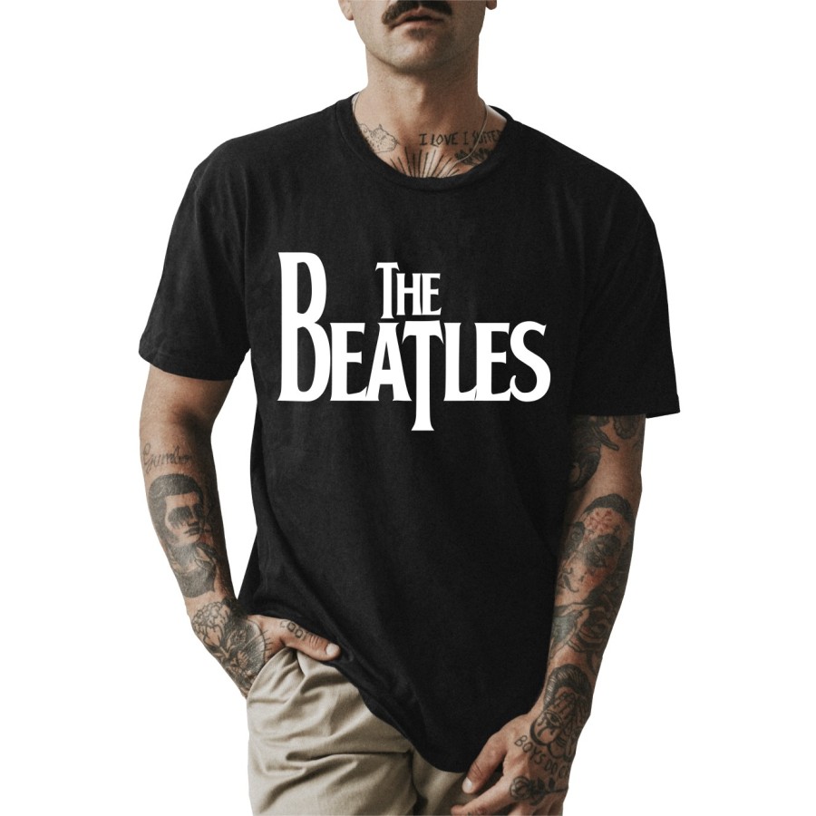 Rockwear Brasil - Camiseta The Beatles Rockwear Preta