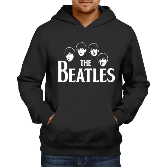 Rockwear Brasil - Moletom The Beatles 2 Rockwear Preto