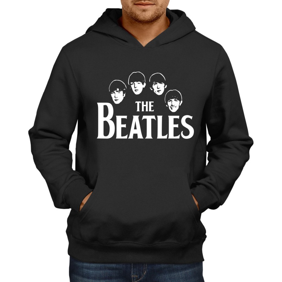 Rockwear Brasil - Moletom The Beatles 2 Rockwear Preto