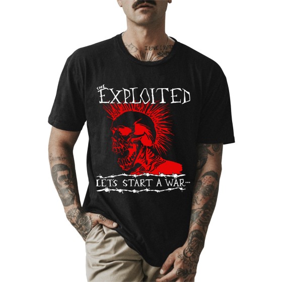 Rockwear Brasil - Camiseta The Exploited Rockwear Preta