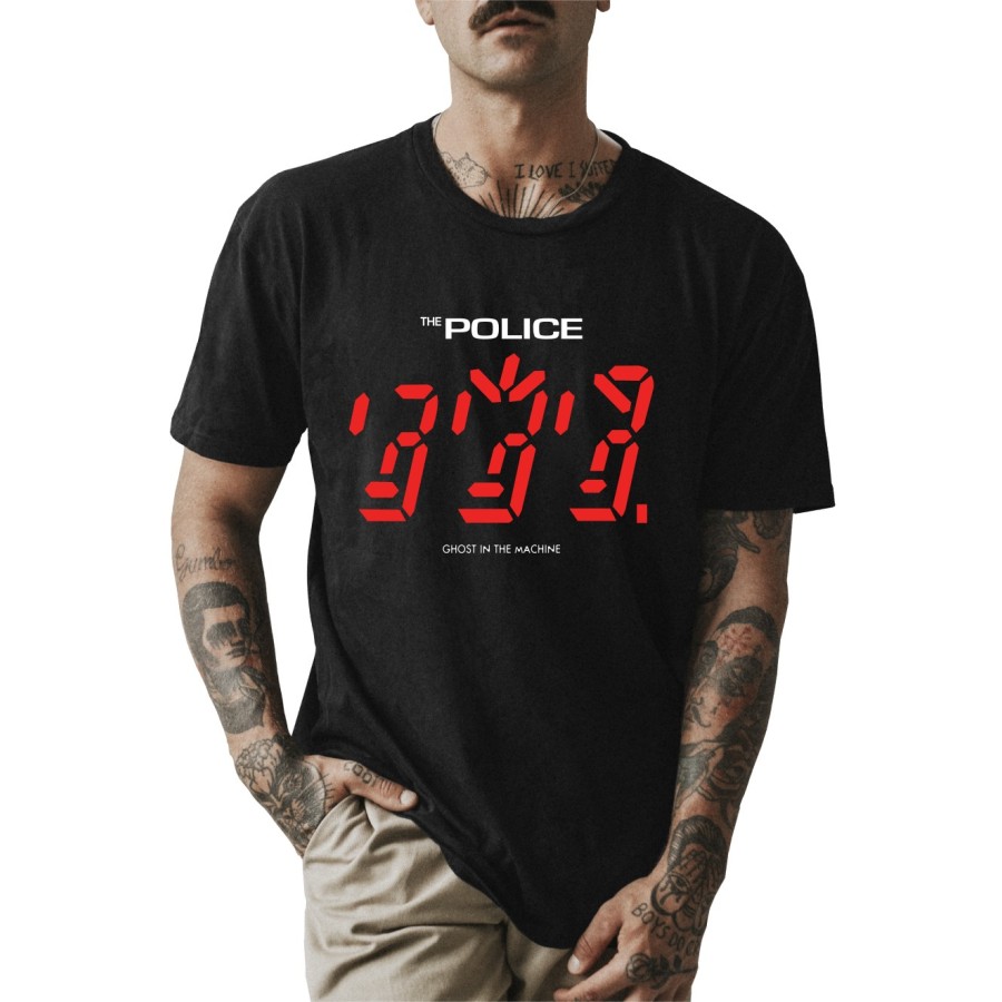 Rockwear Brasil - Camiseta The Police Rockwear Preta