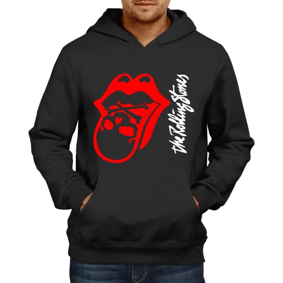 Rockwear Brasil - Moletom The Rolling Stones Rockwear Preto