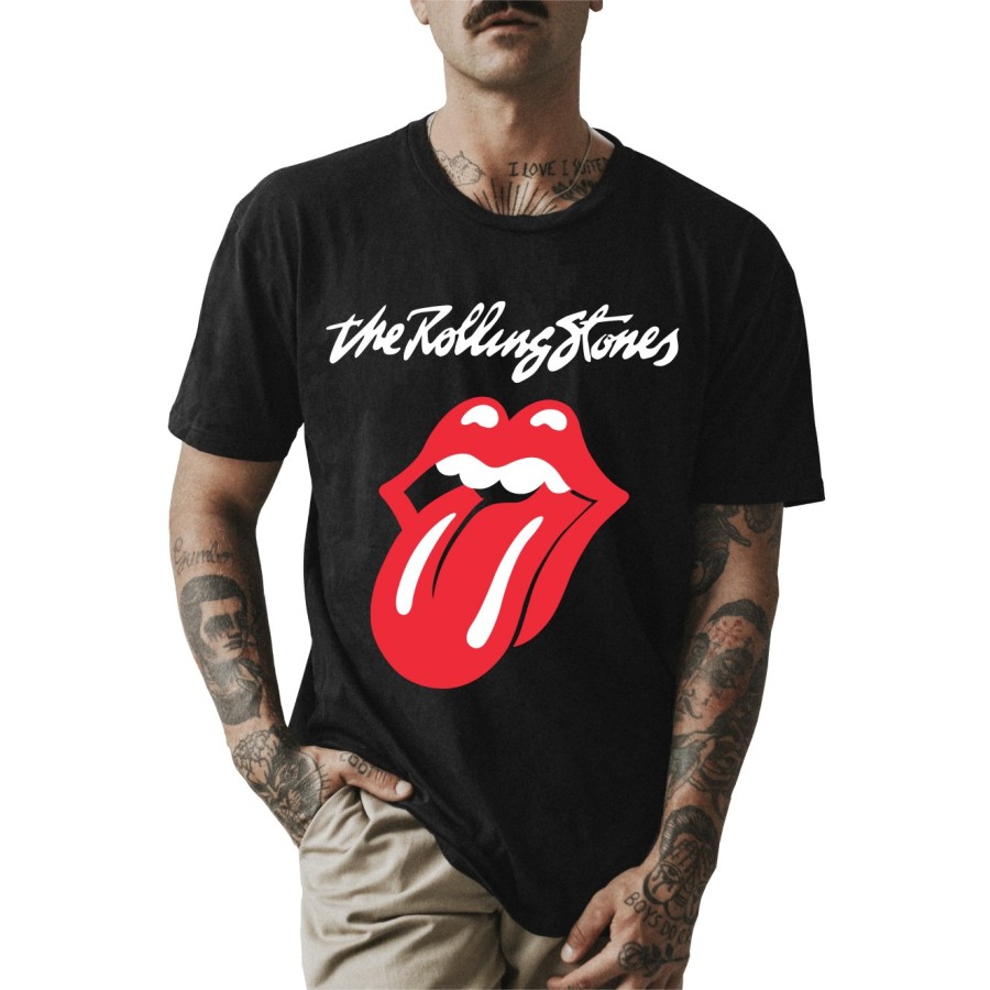 Rockwear Brasil - Camiseta The Rolling Stones 2 Rockwear Preta