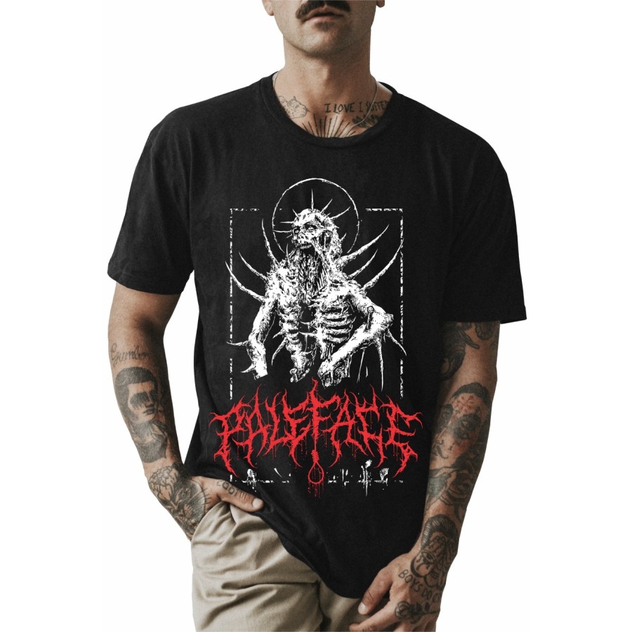 Rockwear Brasil - Camiseta Paleface 2 Rockwear Preta