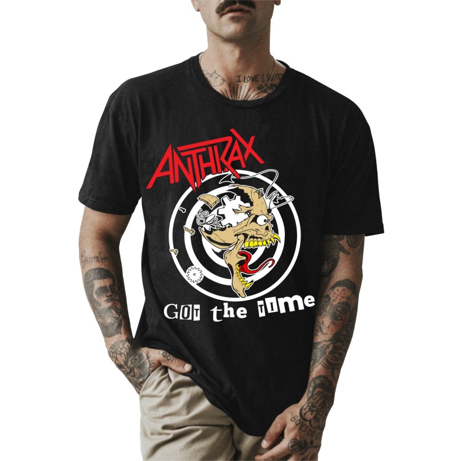 Rockwear Brasil - Camiseta Anthrax 3 Rockwear Preta